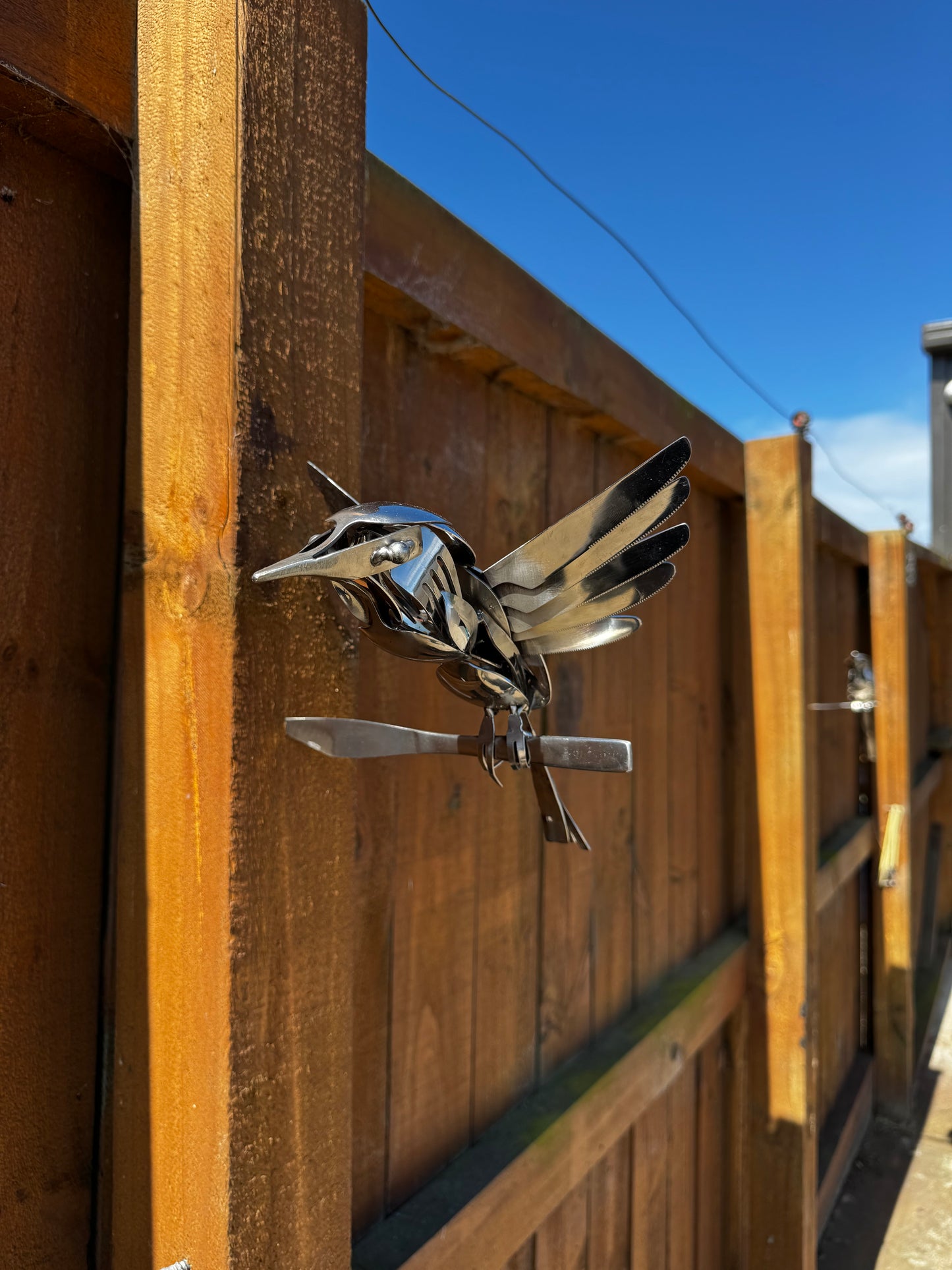 Stainless bird sculptures #5
