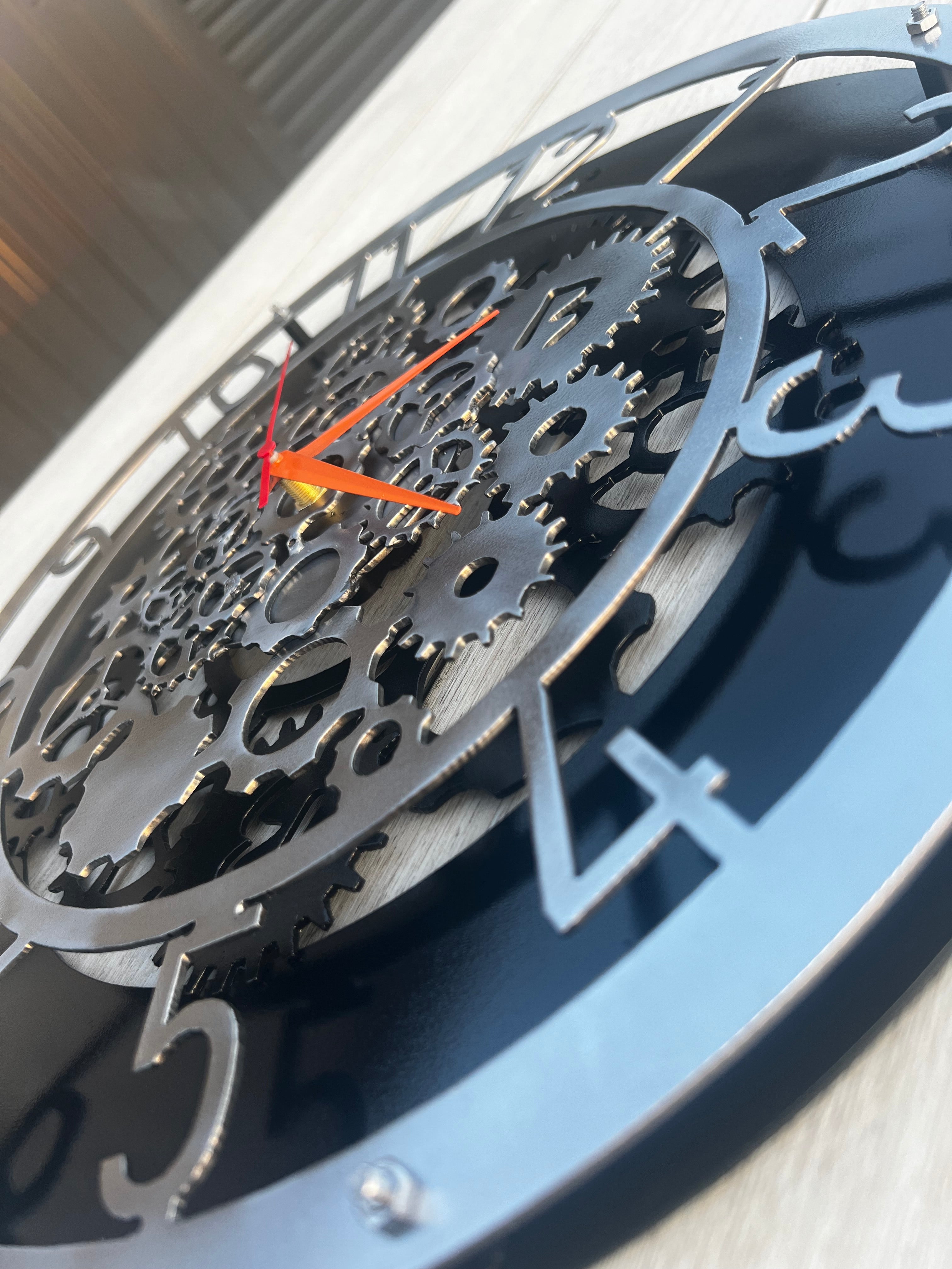 Metal Clock Rings Metal clocks & lamps – Benjineering