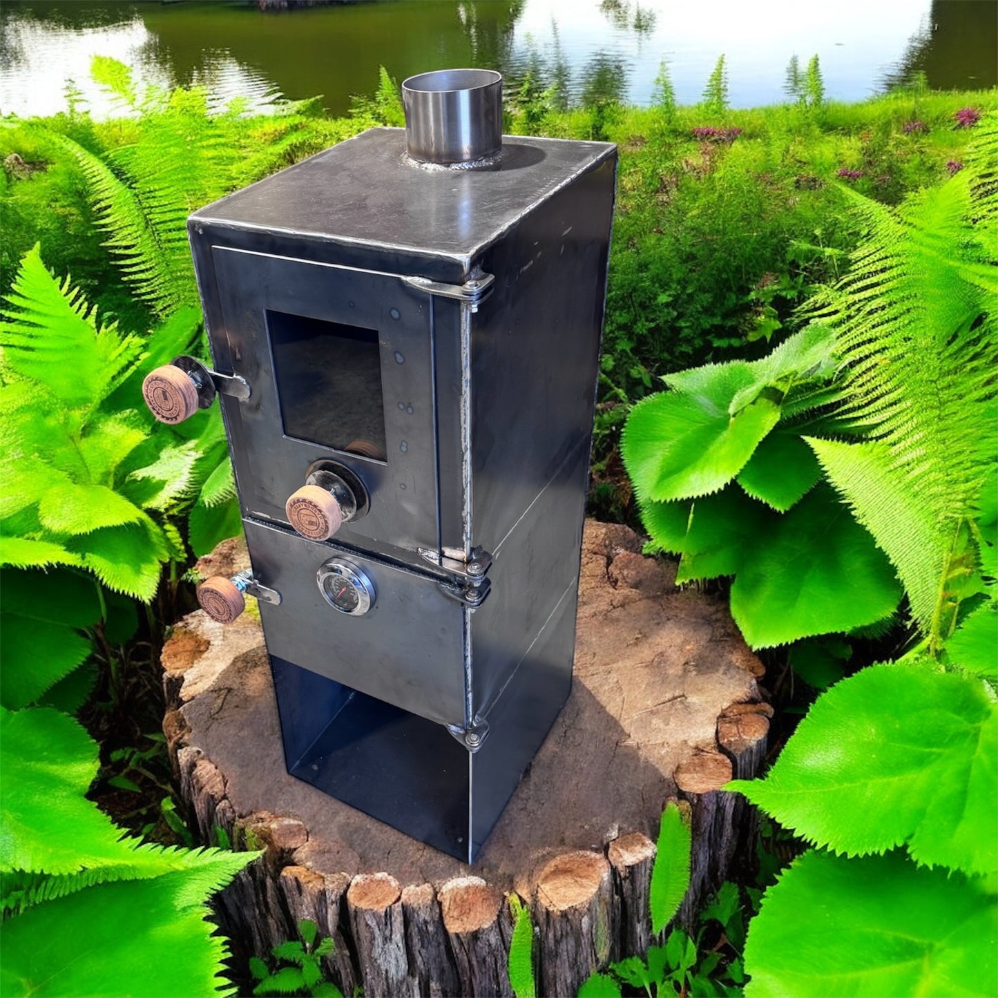 Large fireplace (with oven)