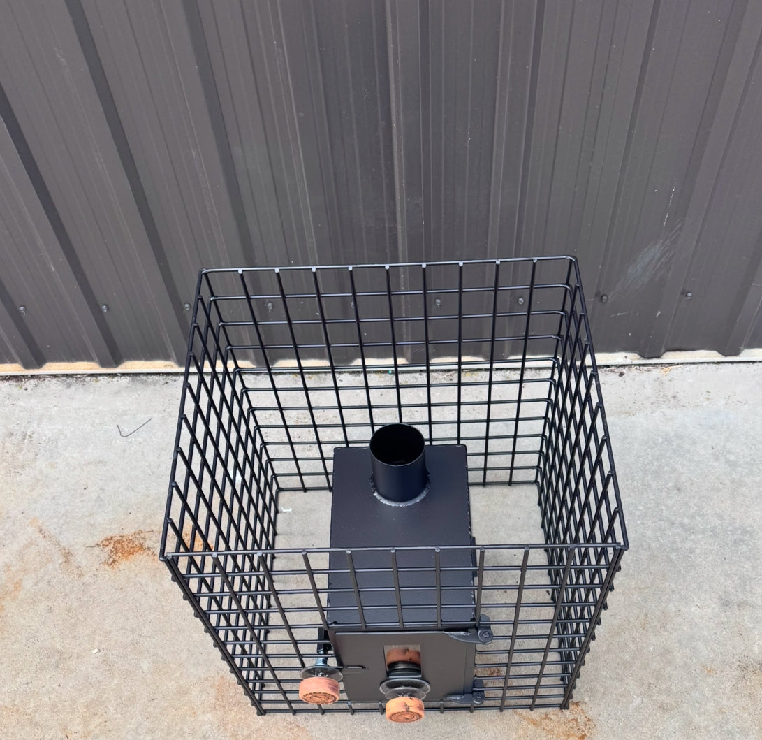 Mini sauna #2 (large rock cage)