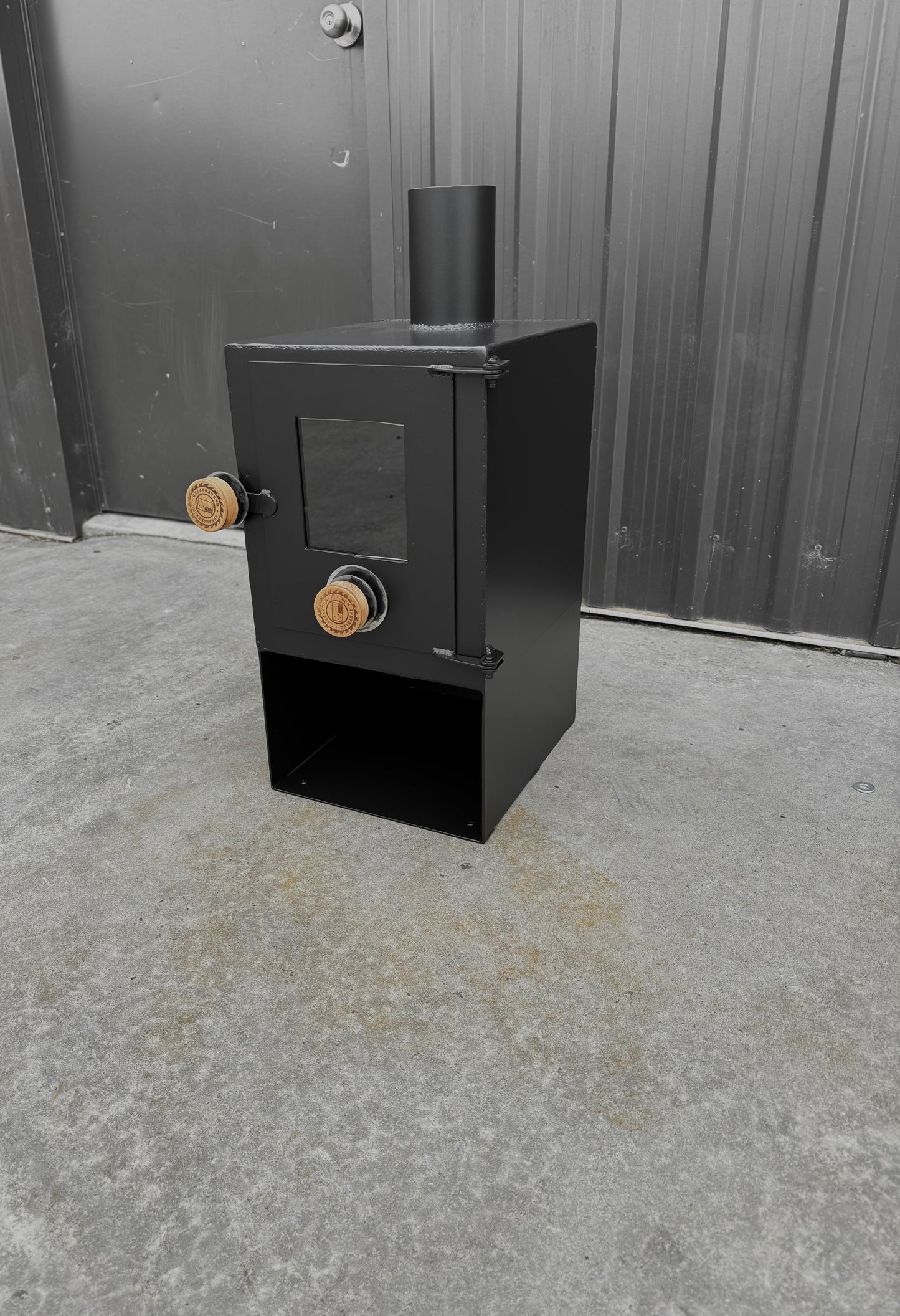 Large fireplace