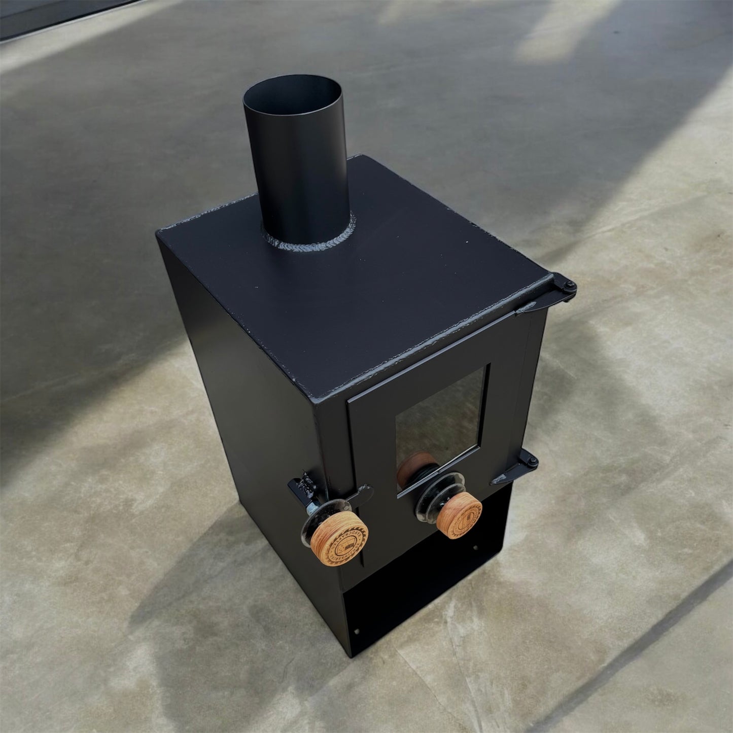 Large fireplace