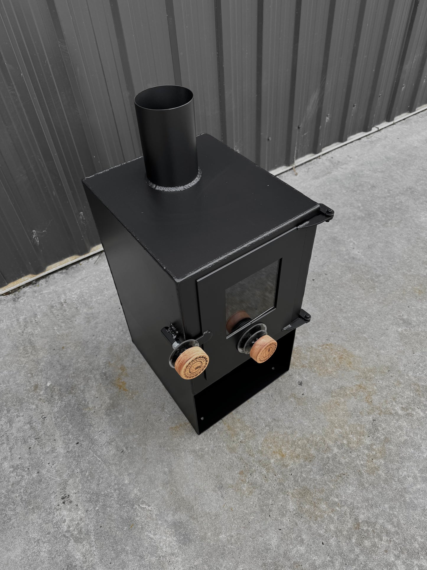 Large fireplace