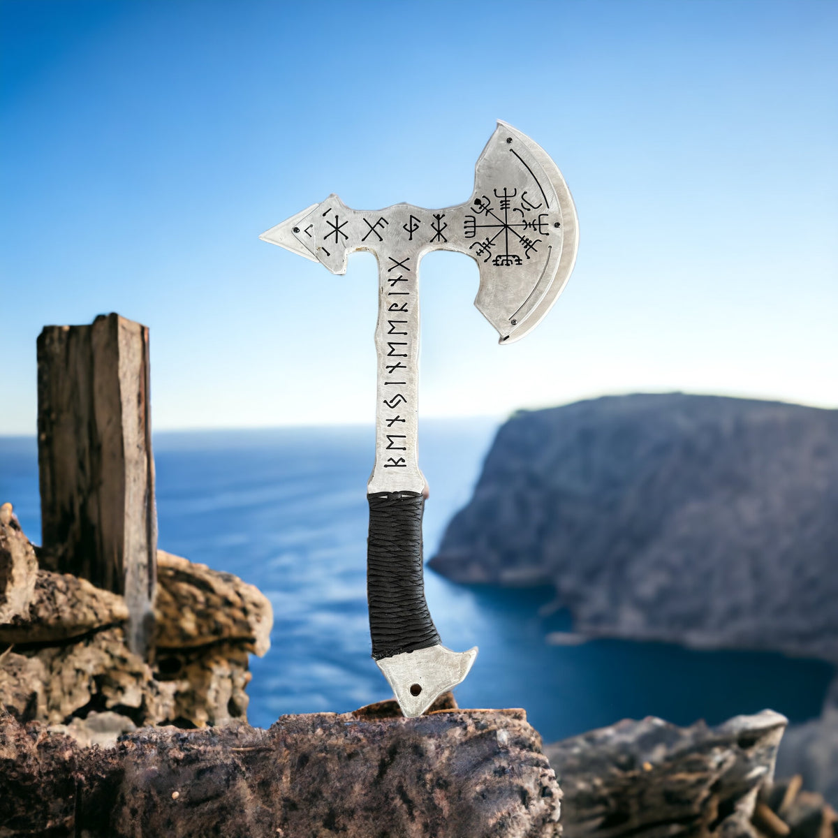 Ripper Runa Axe Runic Reaper Viking axe – Benjineering